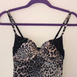 Victoria’s Secret leopard print cupped slip. Lingerie